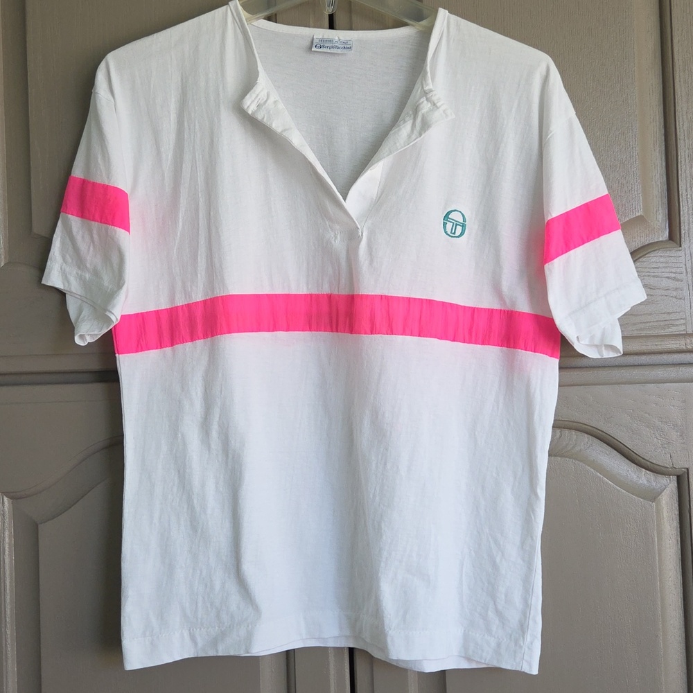 Sergio Tacchini designed in Italy Tennis sz7 100% cotton. NWOT
